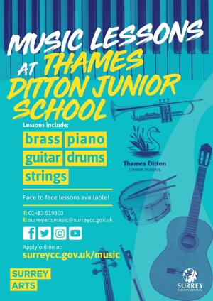 Thames ditton music lessons